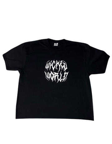 Wicked world logo tee